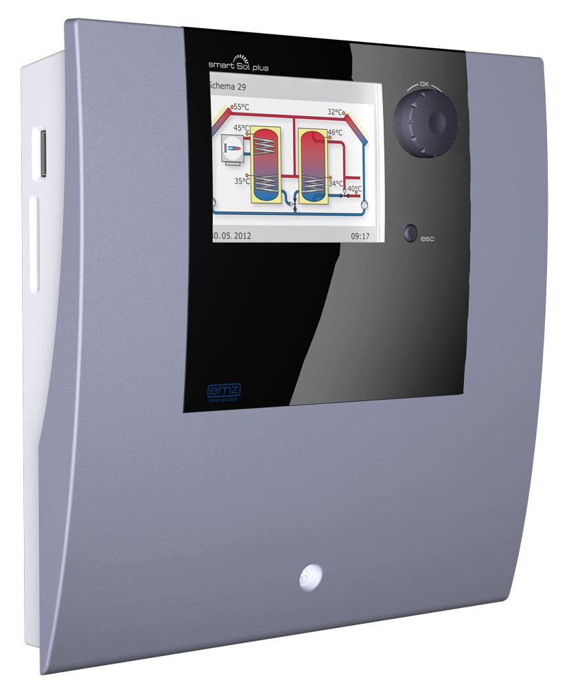 Solarsteuerung smart Sol plus, Temperaturdifferenzsteuerung, Solarregle